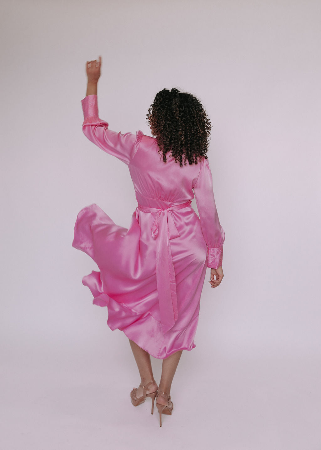 Amara Silk Wrap Dress