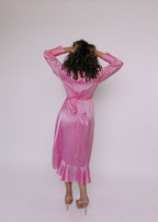 Amara Silk Wrap Dress