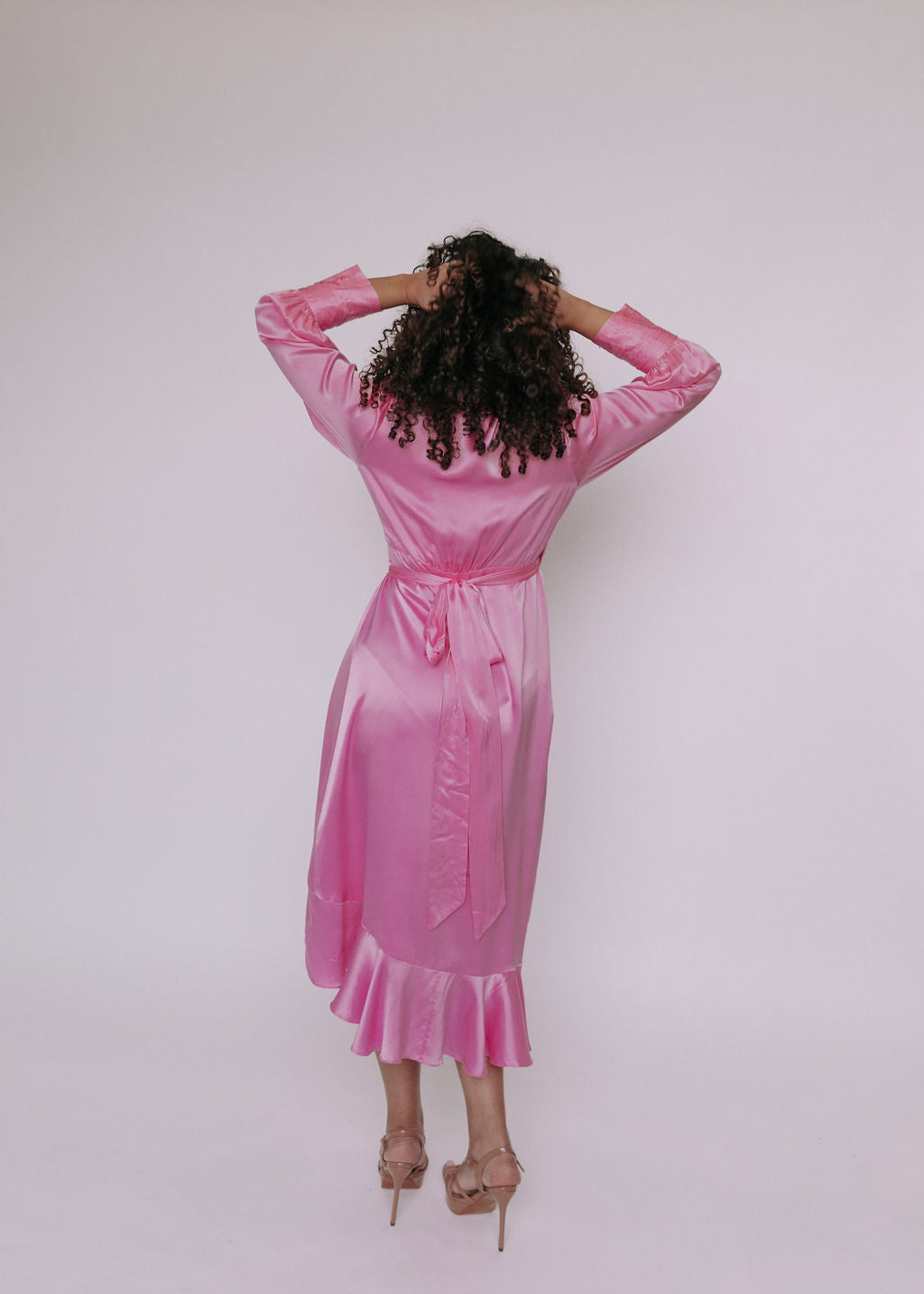 Amara Silk Wrap Dress