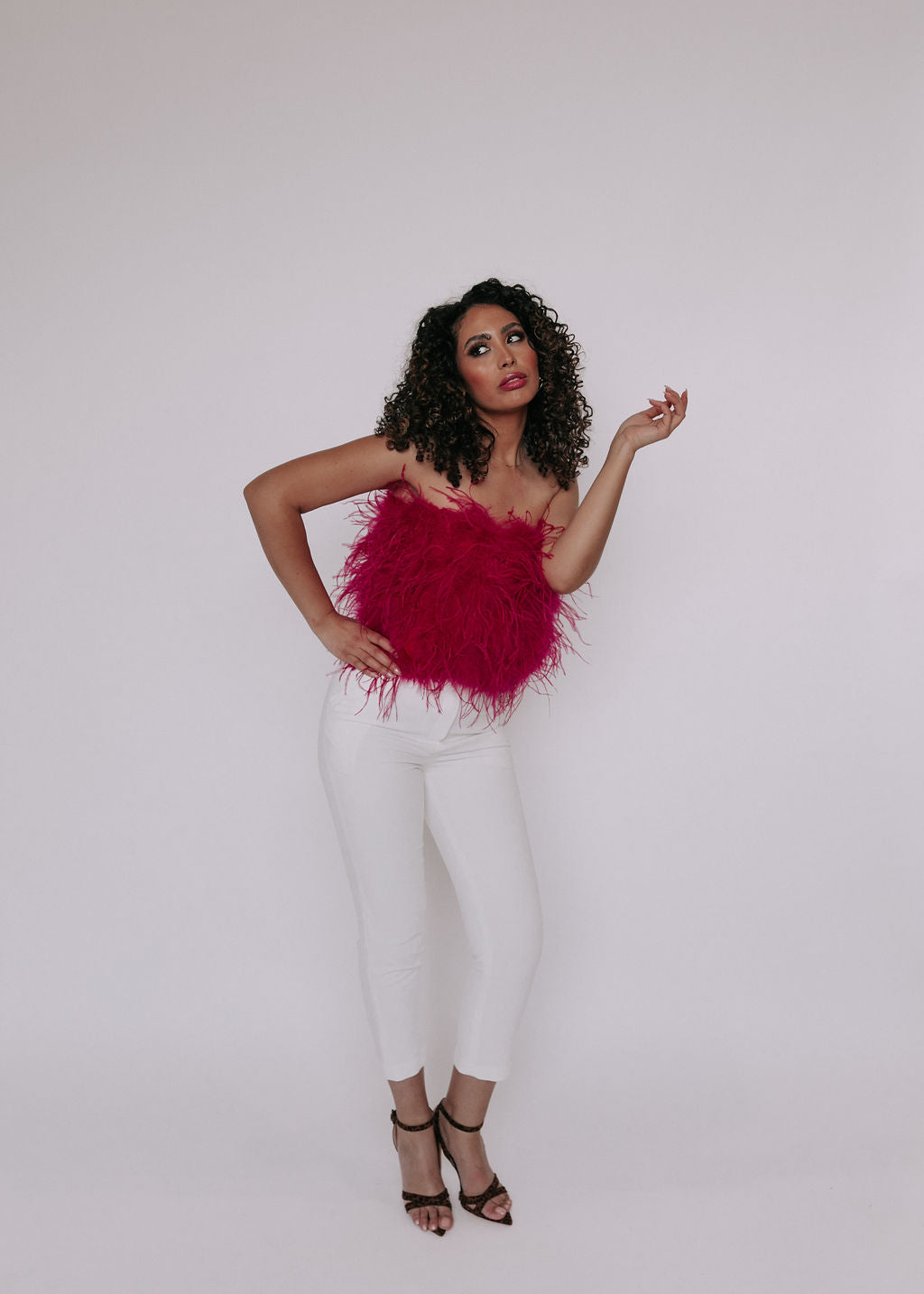 Bella Feather Top
