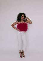 Bella Feather Top