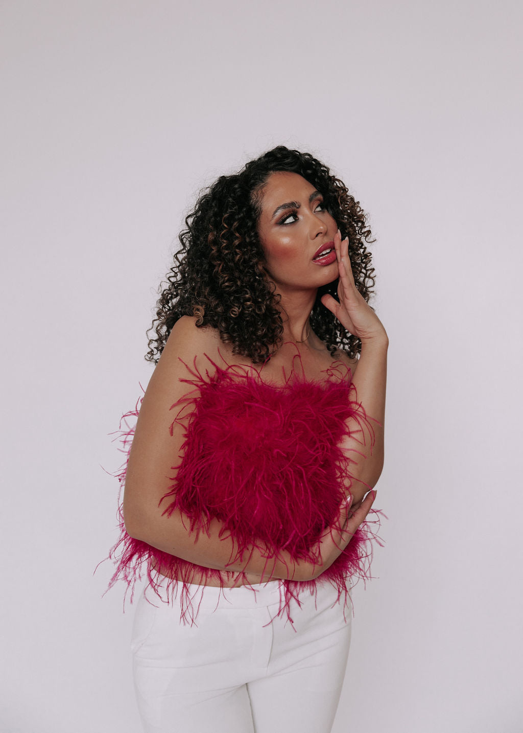 Bella Feather Top