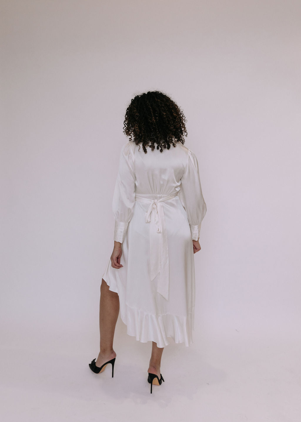 Amara Silk Wrap Dress