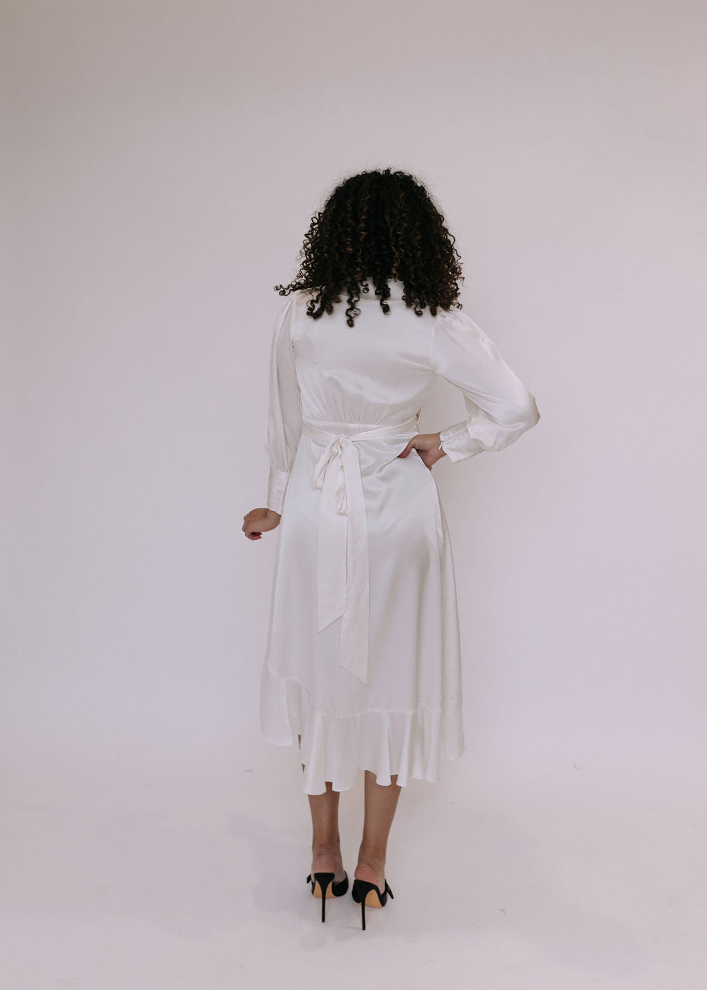 Amara Silk Wrap Dress