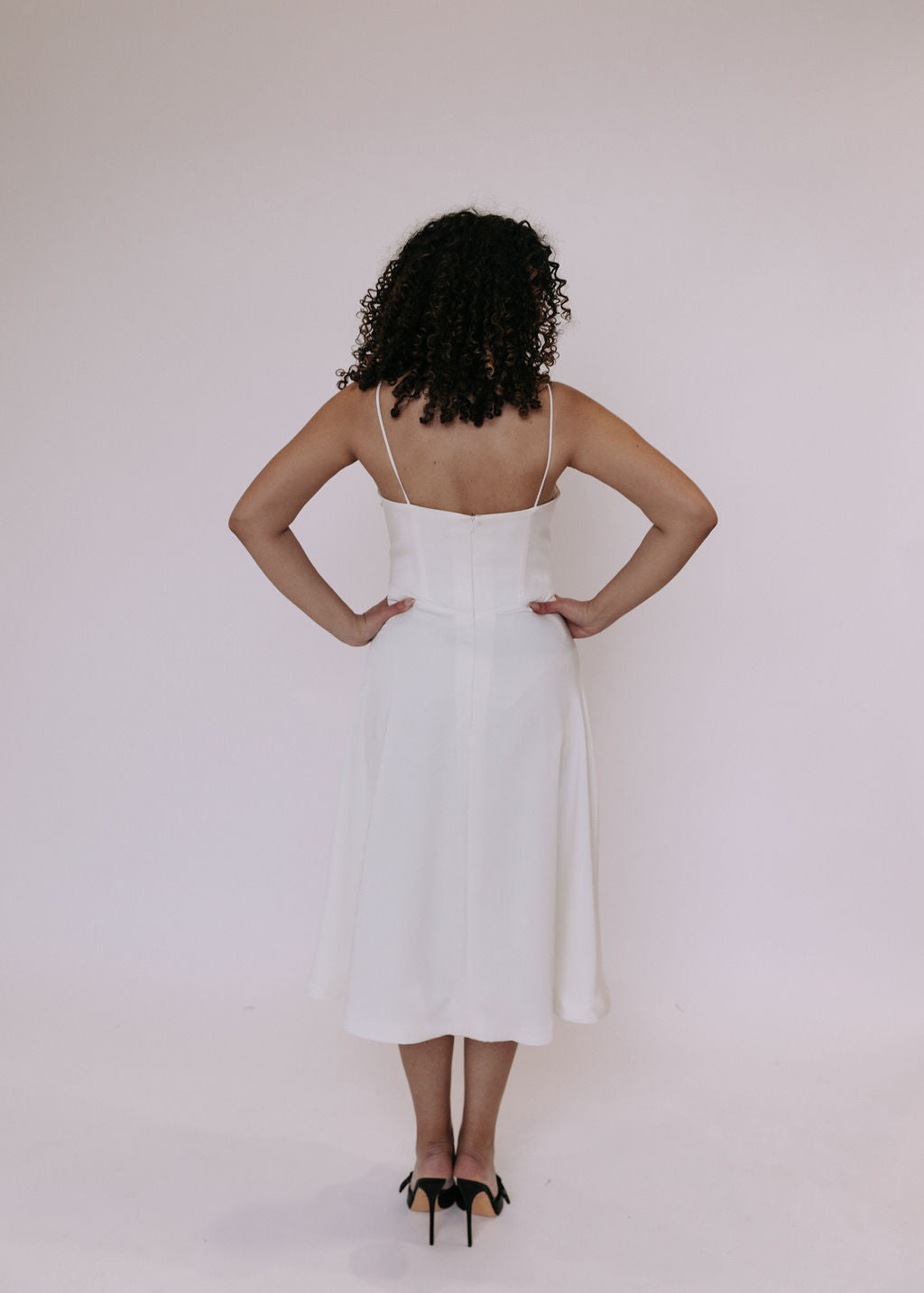 Cherie Pearl Slit Dress