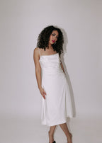Cherie Pearl Slit Dress