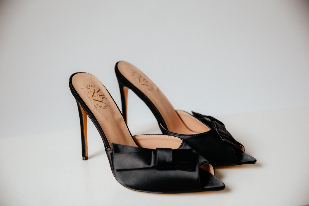 Rylee Slip on Heels with Bow