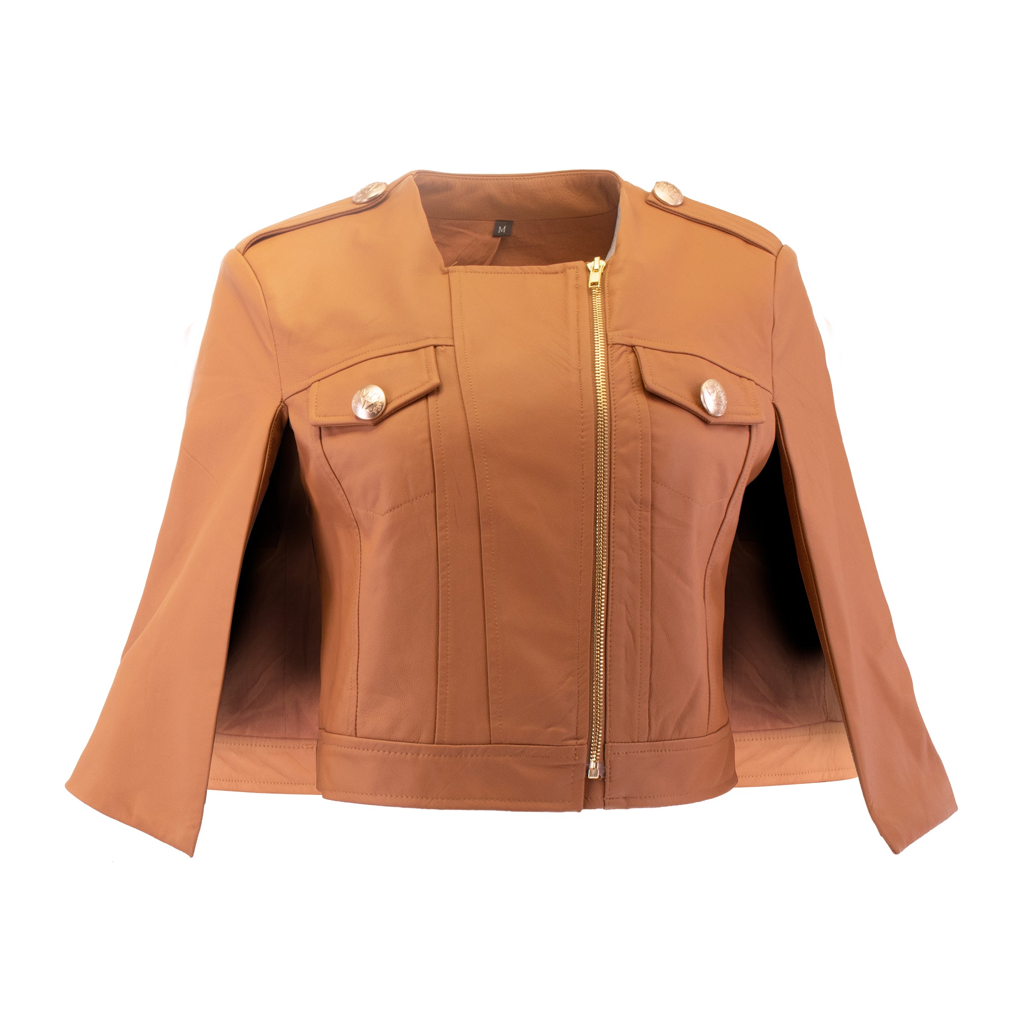 Fleur Cropped Cape Jacket