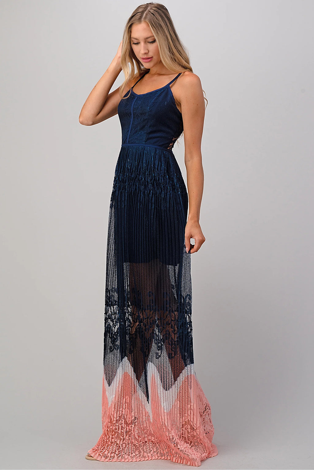 Selma Lace Print Dress