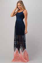 Selma Lace Print Dress