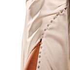 Cherie Pearl Slit Dress