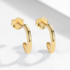 18K Gold Mini Hoop Earrings